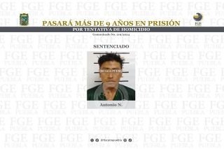 Por intento de homicidio de un agente investigador, &nbsp;le dan 9 a&ntilde;os de prisi&oacute;n