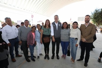 Entrega Pepe Chedraui infraestructura educativa en la Junta Auxiliar de San Francisco Totimehuac&aacute;n