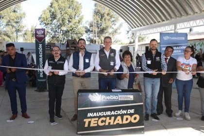 Entrega Pepe Chedraui techado escolar en el Jard&iacute;n de Ni&ntilde;os Tzitzilini