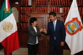 Eduardo Rivera y Lilia Cedillo se re&uacute;nen por primera vez para entablar di&aacute;logo en pro de la comunidad universitaria