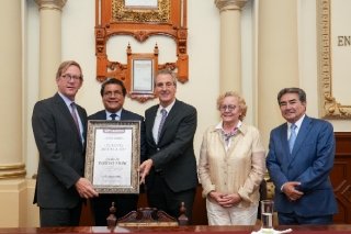 Reconoce Pepe Chedraui al embajador de Pa&iacute;ses Bajos como visitante distinguido