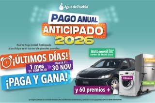 &Uacute;ltima semana del Gran Fin del Ahorro: 1 mes de beneficio con el &ldquo;Pago Anual Anticipado&rdquo;, y 50% de ahorro para &ldquo;Regularizar adeudos&rdquo;