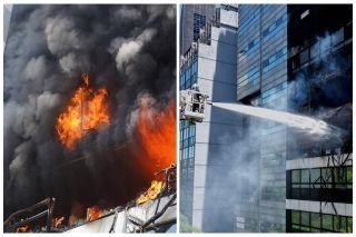 Muere una mujer: se registra incendio en edificio cercano al Ministerio del Trabajo en Buenos Aires