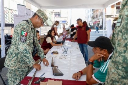 Gran participaci&oacute;n de poblanos en Programa &ldquo;S&iacute; al Desarme, S&iacute; a la Paz&rdquo;