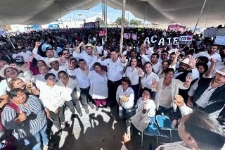 M&aacute;s de 20 mil comerciantes de Tepeaca se re&uacute;nen&nbsp; con Armenta&nbsp;