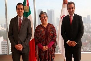 Alejandro Encinas, nuevo subsecretario de Comercio Exterior; Luis Abel Romero, subsecretario de Industria y Comercio