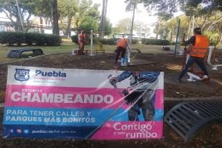 Servicios p&uacute;blicos avanza en el mantenimiento de calles, parques y jardines de la ciudad
