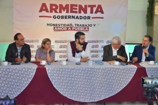 S&oacute;lo Morena, Armenta y candidatos de Morena aseguran el fortalecimiento de los programas sociales&nbsp;