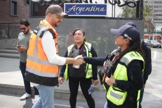 Supervis&oacute; David Aysa el Programa Estaci&oacute;nate Aqu&iacute; en el corredor Ju&aacute;rez &ndash; Santiago