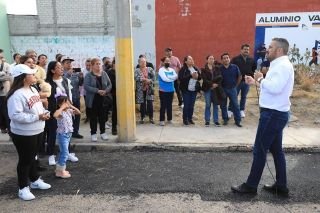 Gobierno municipal llega a San Baltazar Tetela con obra p&uacute;blica b&aacute;sica