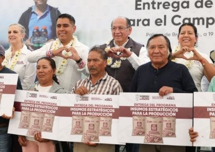 Apoya gobierno estatal a viveristas y campecinos para impulsar soberan&iacute;a alimentaria