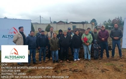 Altosano Granjas Carroll fortalece la agricultura sustentable en Atzalan