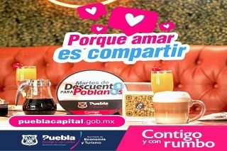 Disfruta el 14 de febrero con &lsquo;Martes de Descuento&rsquo; para poblanos