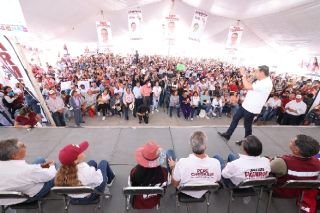 La seguridad es lo primero en Santo Tom&aacute;s Chautla, coinciden Armenta y Chedraui