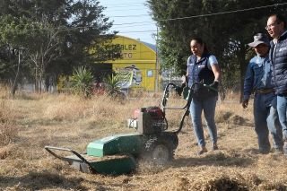 Lleva Ayuntamiento de Puebla jornada de limpieza a Sat&eacute;lite Magisterial