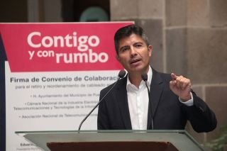 Ayuntamiento de Puebla e Industria Nacional de Telecomunicaciones unen esfuerzos por el retiro del cableado en desuso&nbsp;