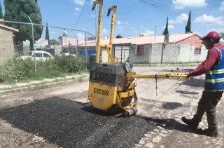 Campa&ntilde;a Capitalina Bacheando Puebla: fortalece la movilidad del transporte p&uacute;blico