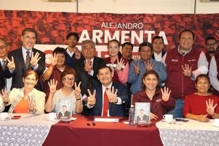 Claudia Sheinbaum ha trazado el camino de la unidad y el fortalecimiento de la democracia: Armenta &nbsp;