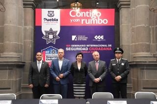 Puebla capital ser&aacute; sede del primer seminario internacional de seguridad ciudadana