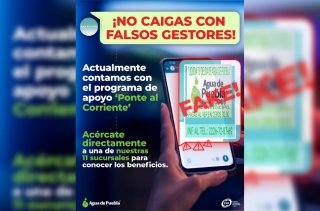 &iexcl;No te dejes enga&ntilde;ar por falsos gestores!