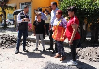 Supervisa Gobierno de la Ciudad avances de la campa&ntilde;a Bacheando Puebla en juntas auxiliares