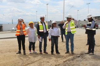 Supervisa Dulce Lilia Rivera avances en obras clave para el desarrollo social del municipio