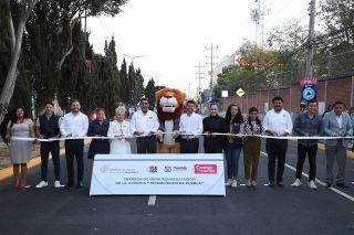 Entrega Ayuntamiento de Puebla rehabilitaci&oacute;n de la avenida Tecnol&oacute;gico