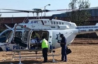 Traslado a&eacute;reo con ambulancia SUMA  permite atenci&oacute;n inmediata a embarazada