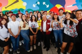 Juventud poblana transforma espacios en arte con Jornada Nacional de Tequios y Murales