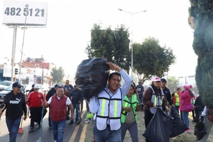 SEDIF, Cuautlancingo y Romero Vargas, realizan faena comunitaria