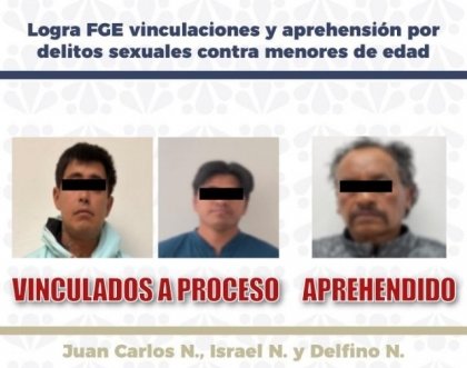 Cae depravado de 61 a&ntilde;os por abusar de una ni&ntilde;a en Tlahuapan; vinculan a otros dos por atacar a adolescentes