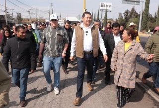 Tren de pavimentaci&oacute;n transofrma vialidades, genera ahorro y conecta a Puebla