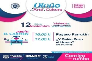 En Puebla capital se impulsa  la actividad cultural y art&iacute;stica por temporada y cada fin de semana