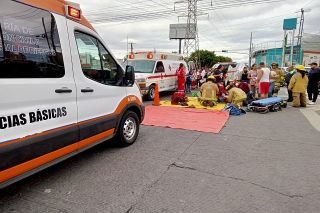 PC Municipal atendi&oacute; a nueve personas tras percance vial en la 11 Sur y Las Torres