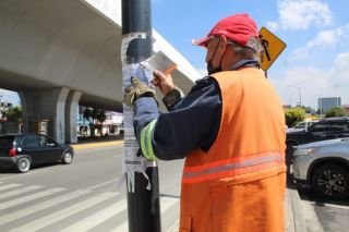 El sistema de limpieza urbana integral de del Ayuntamiento de Puebla dej&oacute; de 10 la Diagonal Defensores de la Rep&uacute;blica