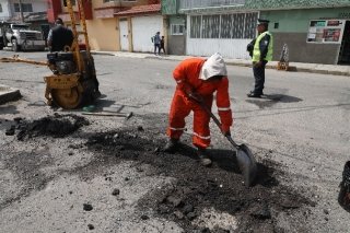 M&aacute;s de 77 mil 500 baches tapados con la Campa&ntilde;a Capitalina Bacheando Puebla