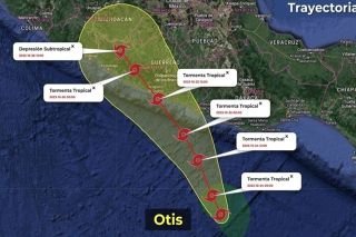 Otis evoluciona r&aacute;pidamente: ya es hurac&aacute;n categor&iacute;a 3; hay alerta en estos estados