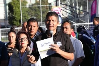 Entrega Ayuntamiento de Puebla rehabilitaci&oacute;n del complejo deportivo Las Hadas&nbsp;