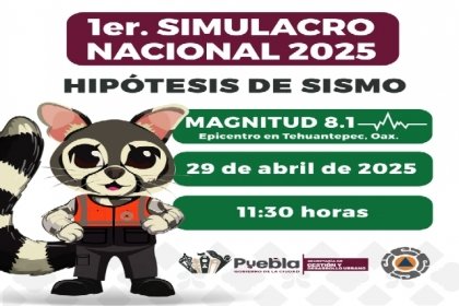 Gobierno de la Ciudad listo para participar en el 1er. Simulacro Nacional 2025