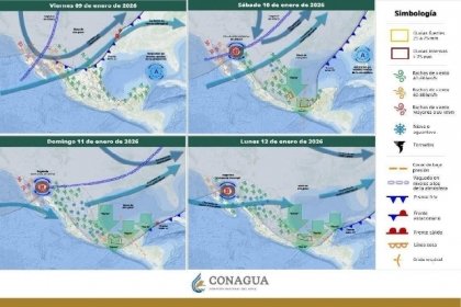 Gobierno de Puebla emite alerta por lluvias ante Frente Fr&iacute;o No. 27