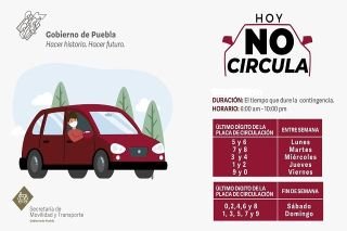 Si no cambia calidad de aire en pr&oacute;ximas horas se activar&aacute; programa &ldquo;Hoy no Circula&rdquo; en Puebla