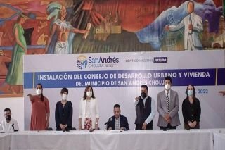 Instalan consejo de desarrollo urbano y vivienda de San Andr&eacute;s Cholula