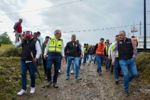Supervisa Pepe Chedraui trabajos de desazolve y limpieza en vasos reguladores, barrancas y r&iacute;os de la capital