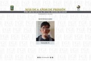 Le dan m&aacute;s de 6 a&ntilde;os de prisi&oacute;n a abusador sexual de una menor de edad