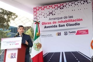 Ayuntamiento de Puebla va por rehabilitaci&oacute;n vial de avenida San Claudio