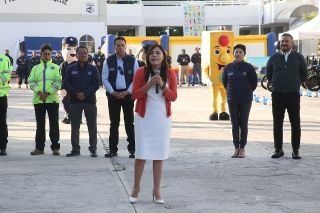 Se fortalece proximidad policial con actividades l&uacute;dicas en el bachillerato del BINE&nbsp;