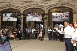 Anuncian obras de rehabilitaci&oacute;n en calles del centro hist&oacute;rico de Puebla el 8 de mayo