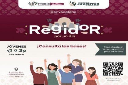 Inicia registro para participar en la convocatoria "Regidor por un d&iacute;a"