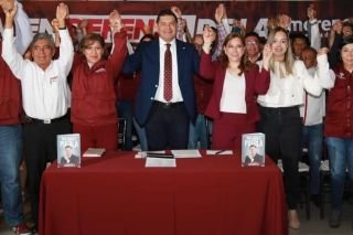 Respaldado por el frente de la defensa de la 4T, Armenta se registra para la coordinaci&oacute;n estatal rumbo al 2024&nbsp;