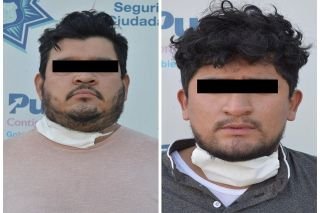 Dos hombres generadores de violencia en el norte de la ciudad fueron detenidos por la polic&iacute;a municipal de Puebla
